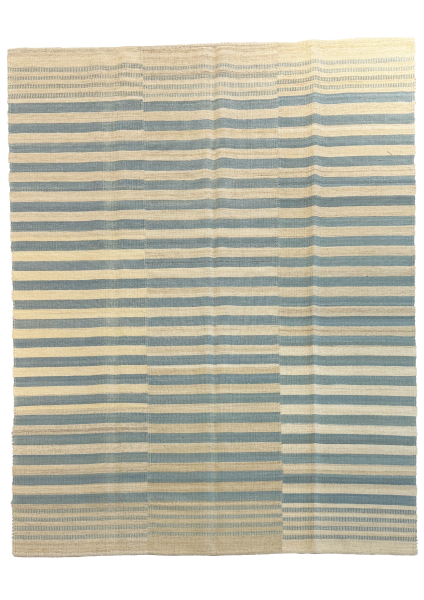 Kelim Natur - Light Blue 160 x 220 cm