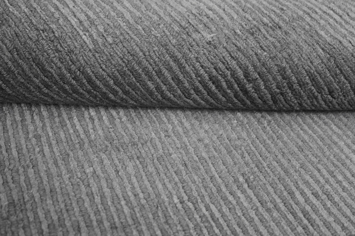 B-675 mit Rand Schiefergrau 160x220cm