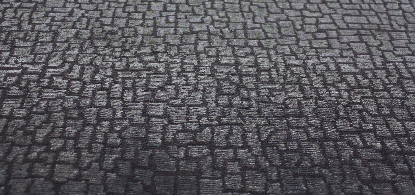 Small Blocks Deep Blue 70x140cm