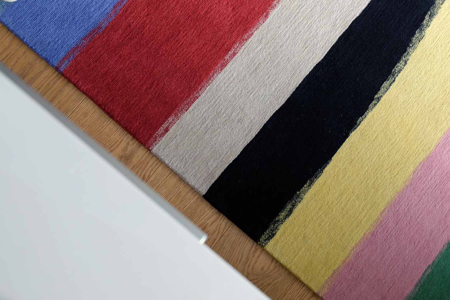 striped carpet