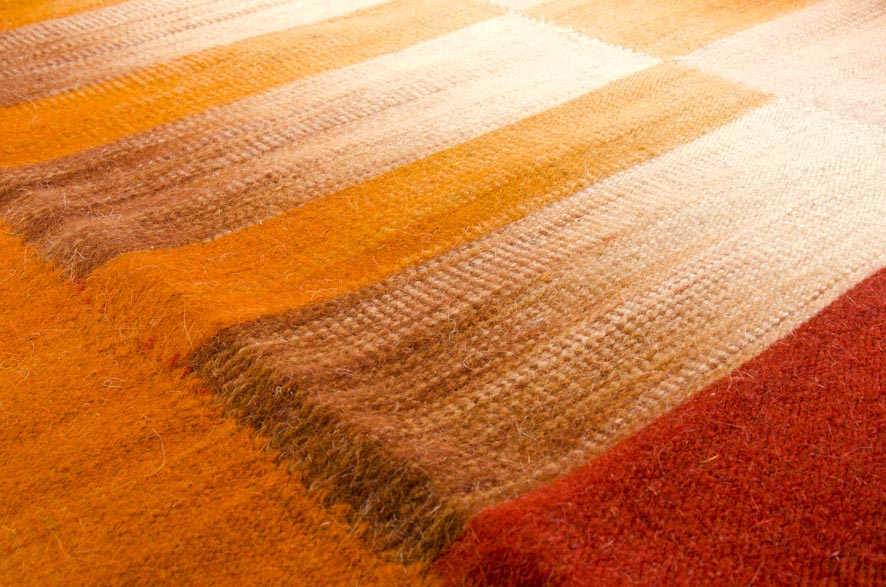 Kilim Orange Red 140 x 200 cm