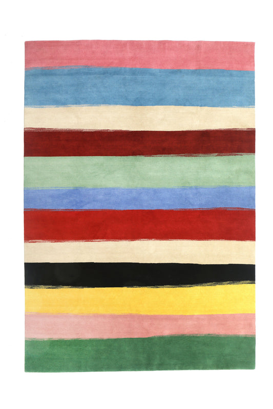 striped carpet 