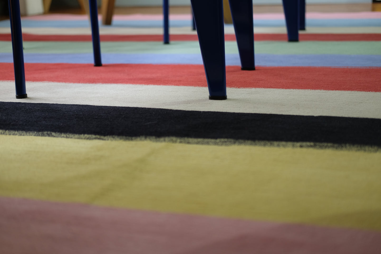 striped carpet 