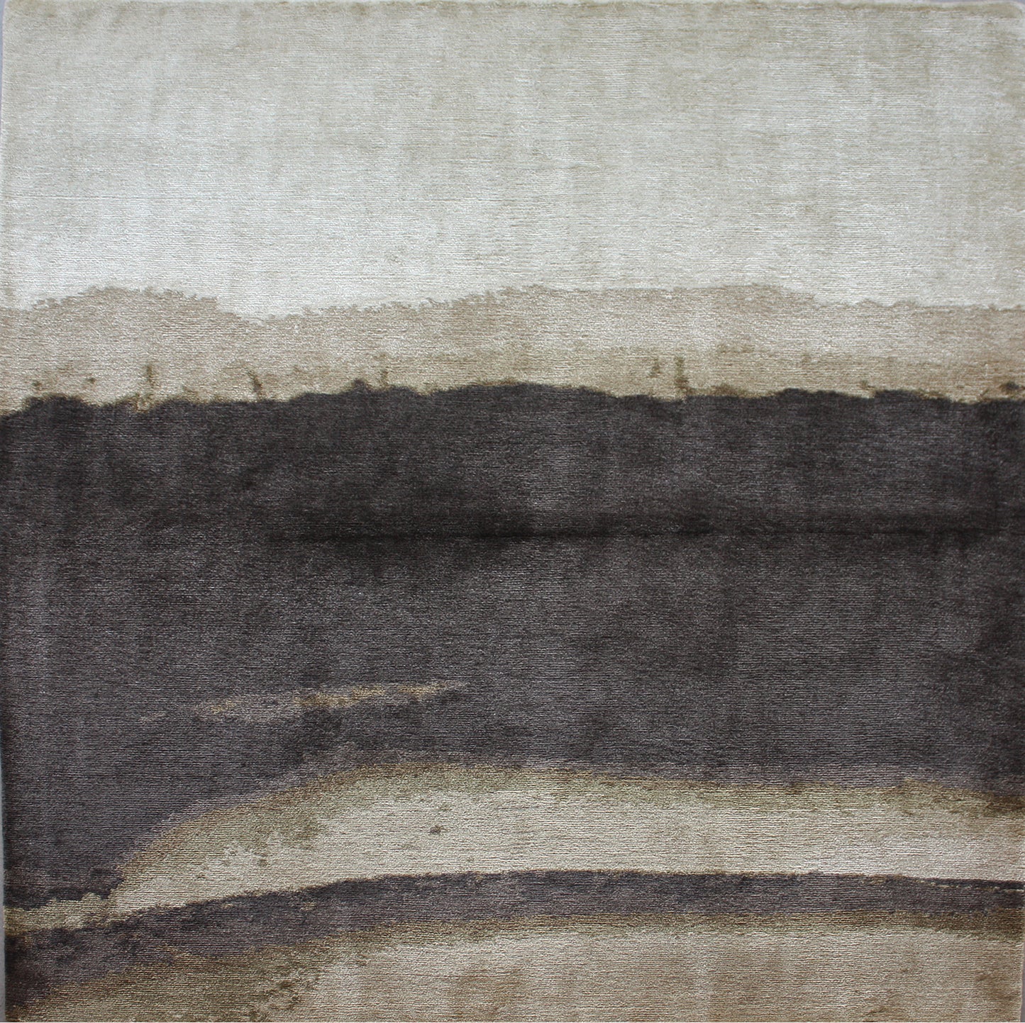 Landscape silk mohair 150x150cm 