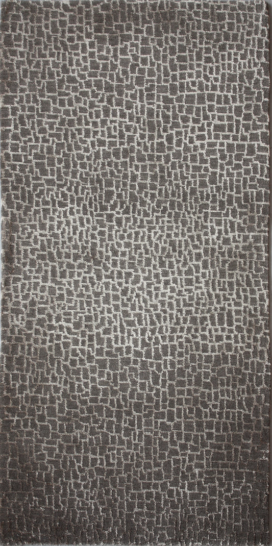 Small Blocks Brown 72x144cm 